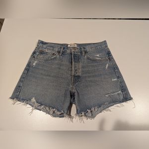 Agolde Parker Long denim shorts. Size 27.